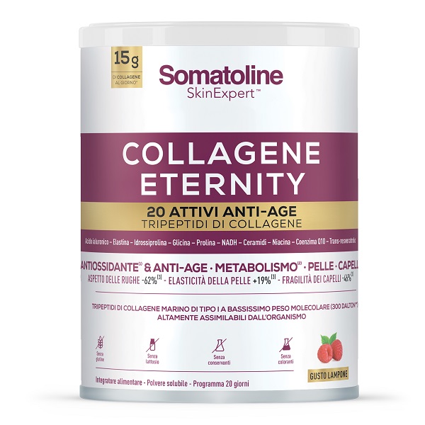 SOMATOLINE COLLAGENE ETERNITY 343 G SENZA GLUTINE SENZA LATTOSIO - dottorbianchi.it