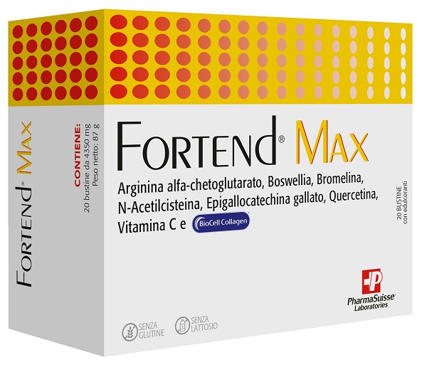 FORTEND MAX 20 BUSTINE SENZA GLUTINE E LATTOSIO - dottorbianchi.it