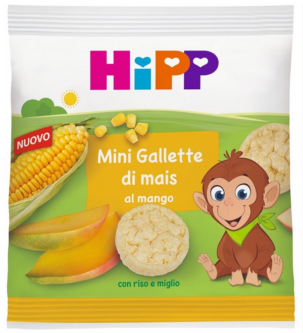 HIPP MINI GALLETTE MAIS MANGO 23 G - dottorbianchi.it