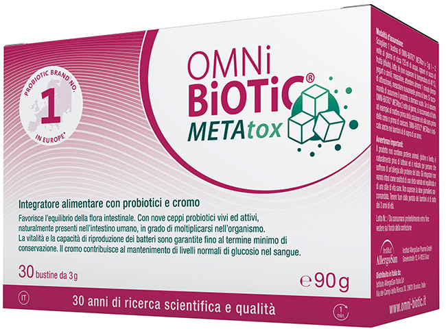 OMNI BIOTIC METATOX 30 BUSTINE 3 G SENZA GLUTINE SENZA LATTOSIO - dottorbianchi.it